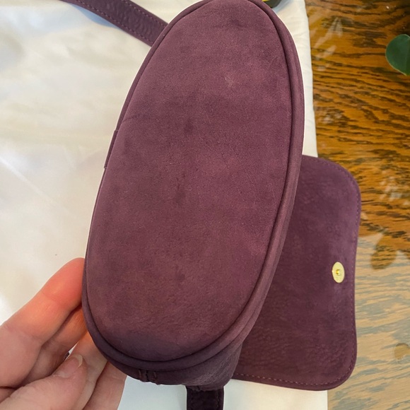 Coach 4946 Sonoma Small Flap Nubuc Grape Purple Vintage Leather - Picture 16 of 16